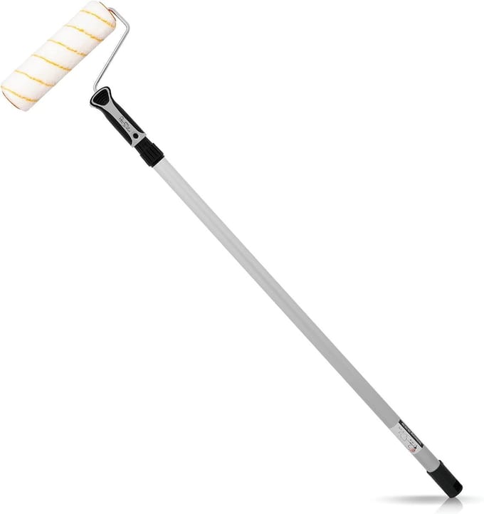 Professionele verfroller met telescoopstang 100-200 cm + Best Grip beugel