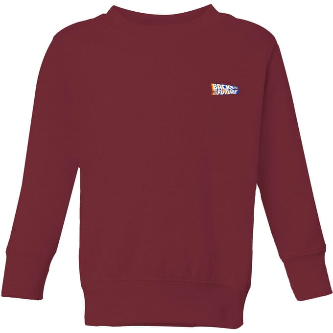 Back To The Future Kids' Sweatshirt - Burgundy - 134/140 (9-10 jaar)