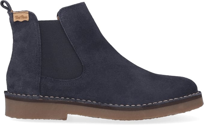 Isa-SY Dames Chelsea boots Suède Blauw