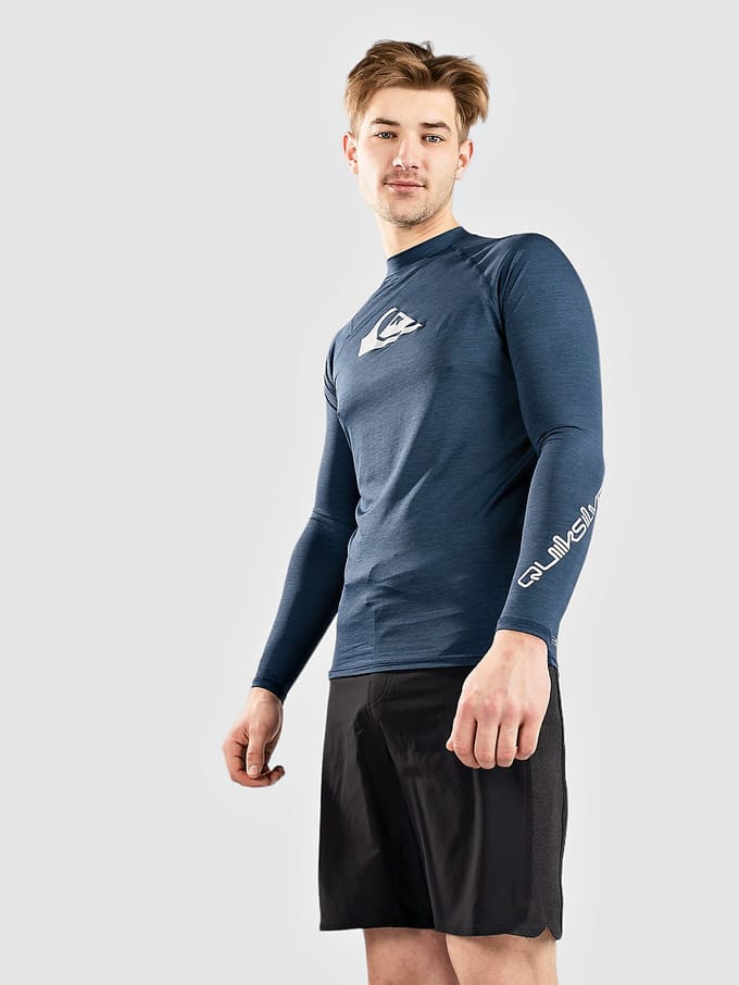 Quiksilver All Time Longsleeve Lycra blauw