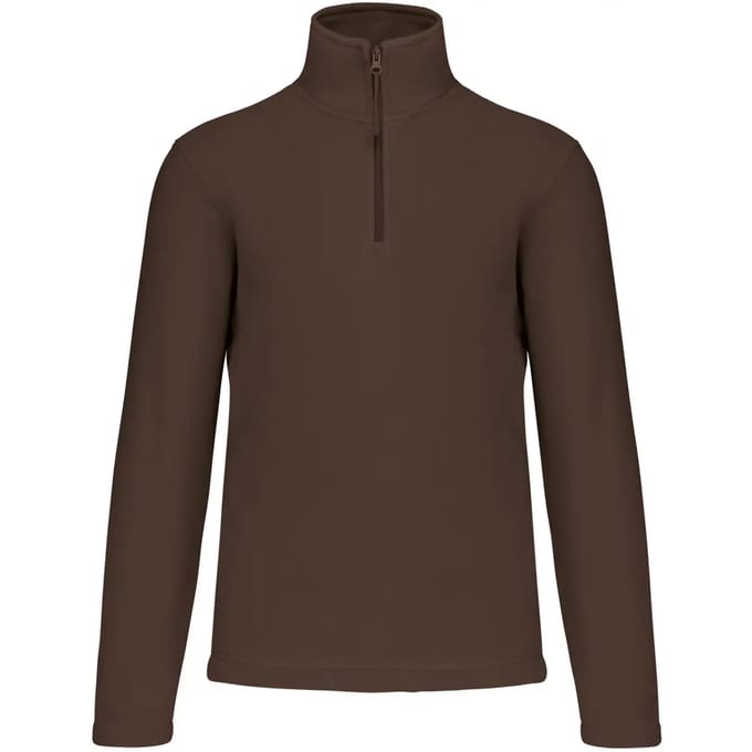 Kariban Enzo - Fleece met ritskraag K912 - Chocolate - M