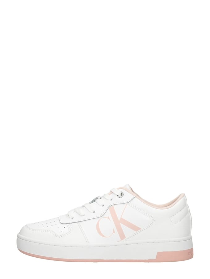 Calvin Klein - Cupsole Laceup Basket Low Lth Wit 36