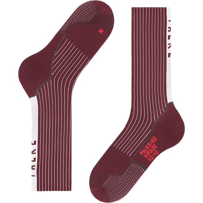 FALKE BC Impulse unisex sokken - donkerrood (merlot)