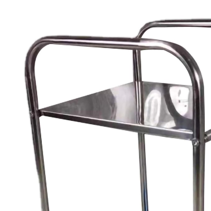 Opbergrek Roestvrij Staal Zwaar Uitgevoerd Rek Zijplanken Tafel Einde Planken Houder voor Badkamer Three Layers (Three Boards) gray