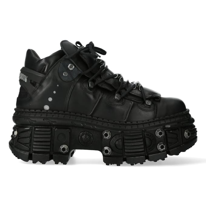 New Rock Goth leren enkellaarzen-WALL106-S25