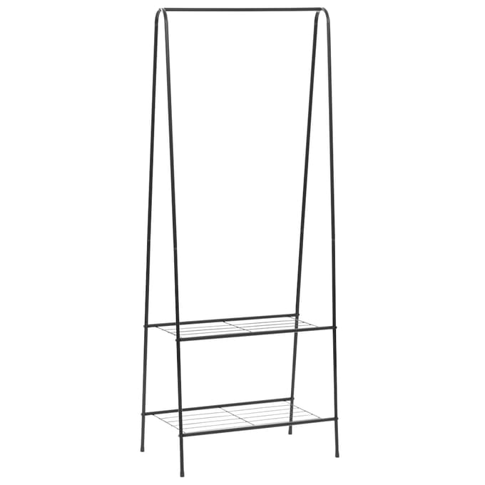 vidaXL - Kledingrek - 59x35x150 - cm - zwart
