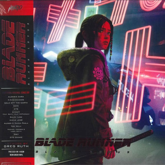 Disque Vinyle VARIOUS - Blade Runner: Lotus Noir (Original MOND255 Mondo, Alcon Sl 2022 US Dance & Electronica