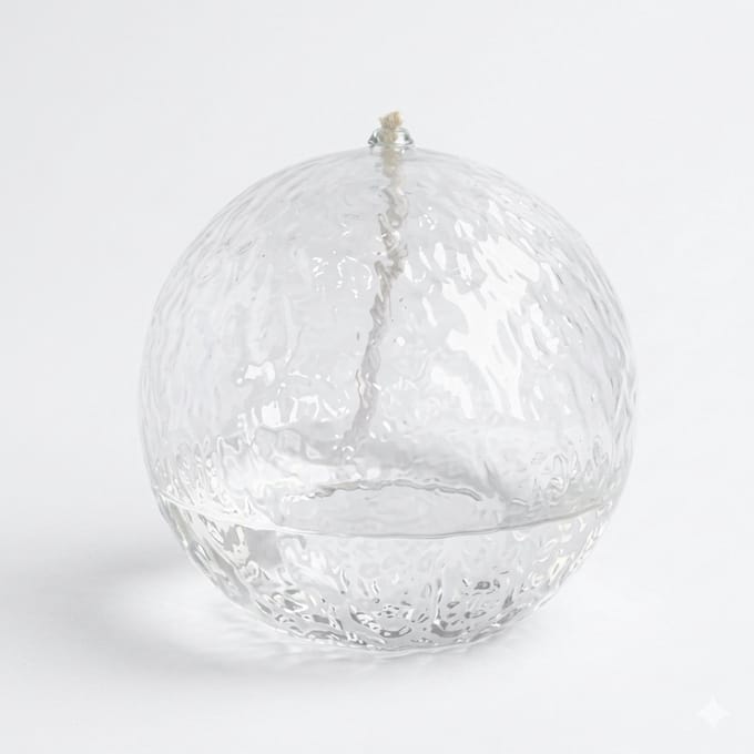 Leeff Olielamp Olaf L – Transparant – 10 x 10 CM – Glas