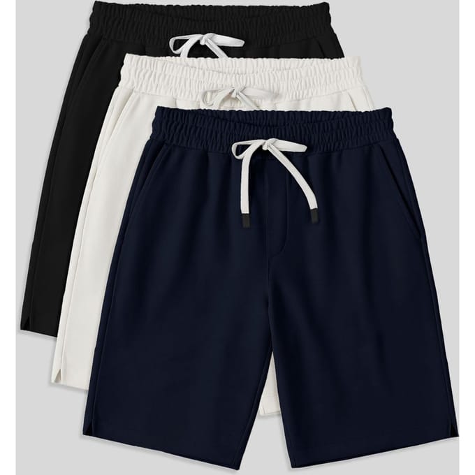 Heren Katoenmix Jersey Shorts