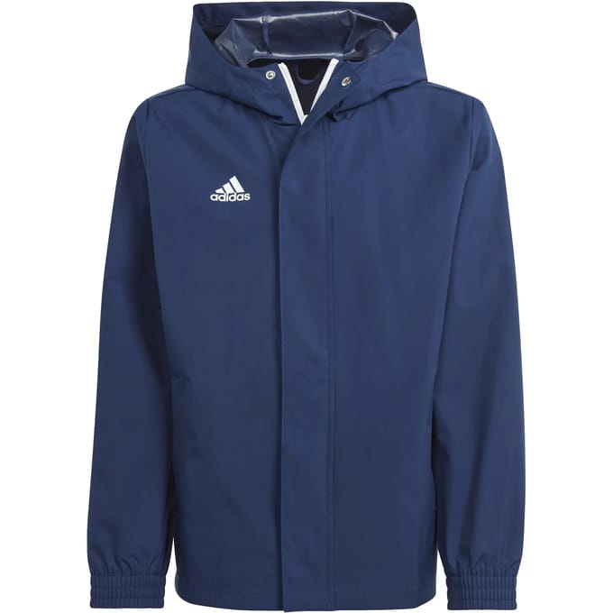 adidas Performance Entrada 22 All-Weather Jack - Kinderen - Blauw- 128