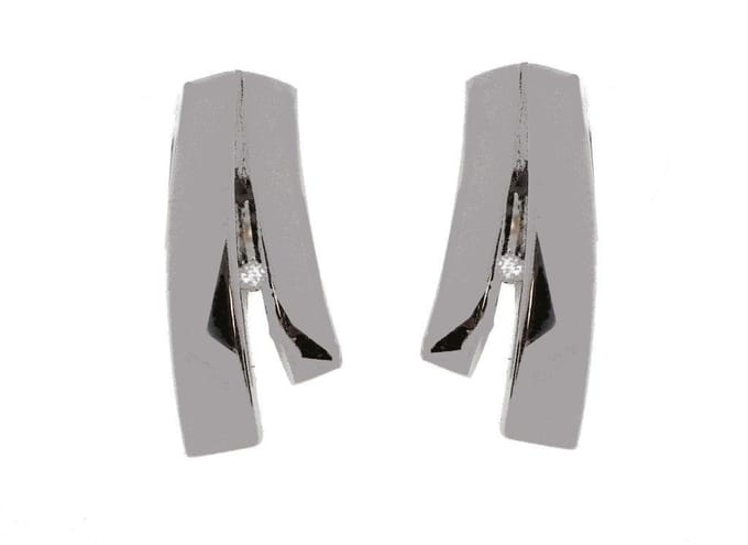 Orphelia Dames 925 Sterling Zilveren Stud Oorbellen - Zilver ZO-5685