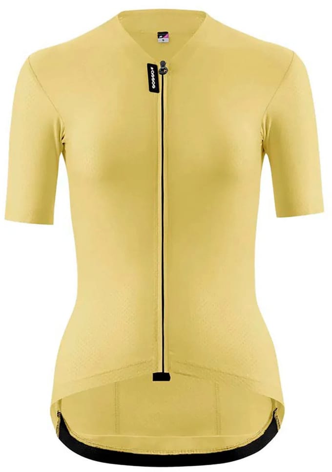 Assos Dyora R S11 Korte Mouw Wielertrui Geel S Vrouw