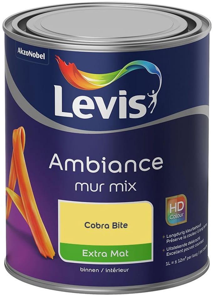 Levis - Ambiance Mur Extra Mat Mix - Cobra Bite - Mengverf - 1 L
