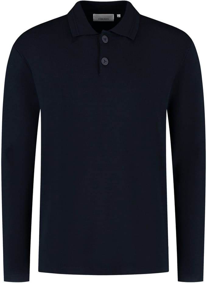Pure Path Regular Polo fit Knitwear Dark Navy (25030810 - 57)