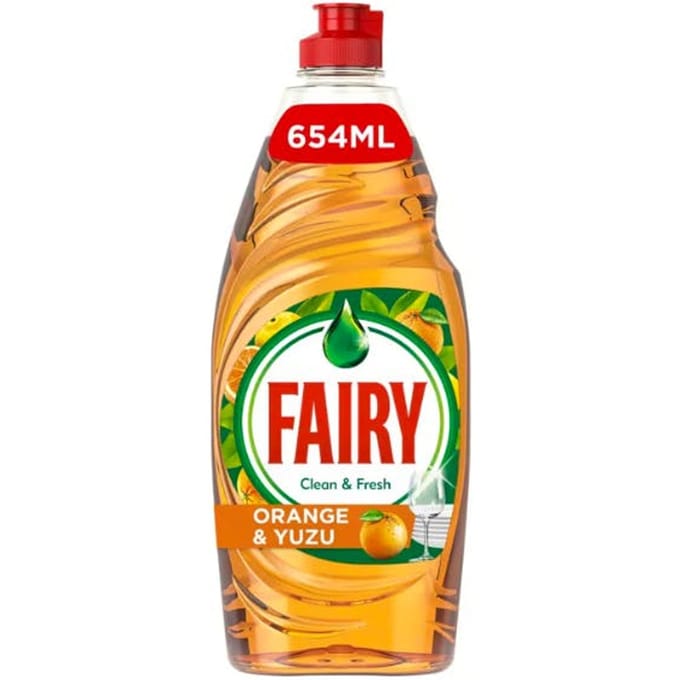 Fairy (Dreft) Washing Up Liquid Citrus Grove Orange &amp; Yuzu 654 ml