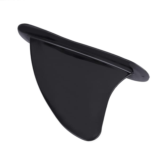 Stevige Zwarte PVC Skeg Tracking Fin Surfboard Vinnen voor Kajaks Kano's Roeiboten black