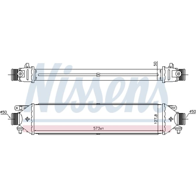 Intercooler NISSENS 961464