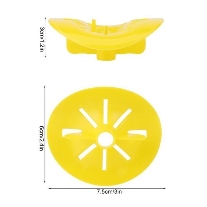 Drfeify 10 Pièges Bouteille Réutilisable pour Guêpes Frelons Insectes Volants jaune