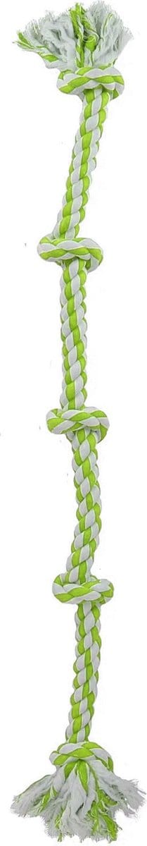 Adori Flostouw Xl Wit&Lime - Hondenspeelgoed - 150 cm