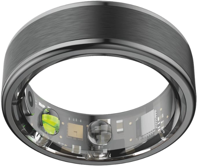 NOLATR Smart Ring CORE PLUS Black - Size 8