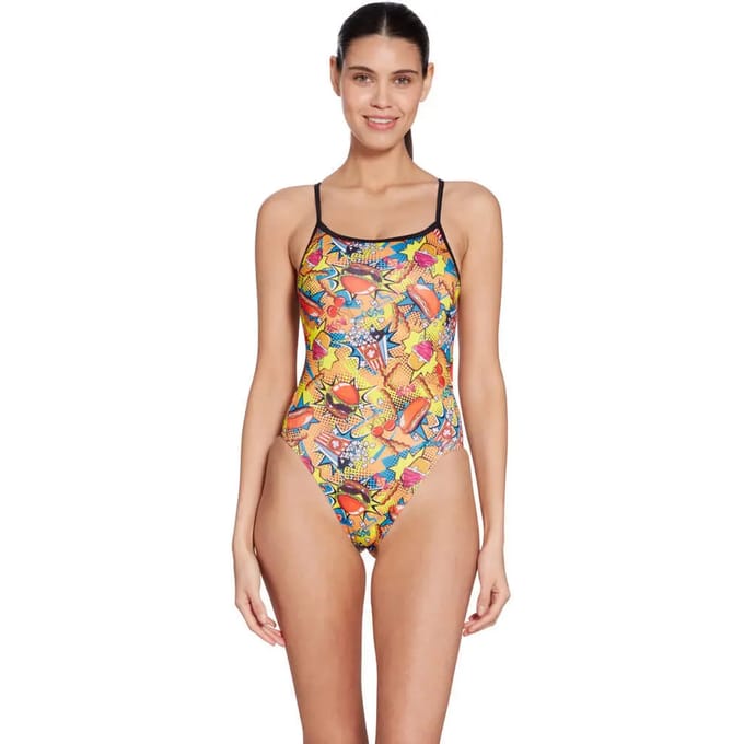 Dameszwempak 1-delig met print Zoggs Rayback E+