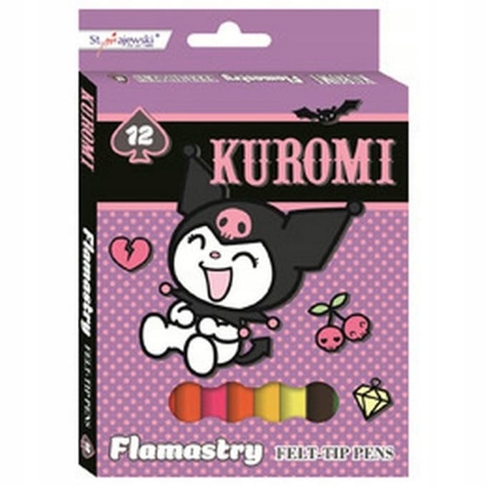 Kuromi St. Majewski Game Pen Set - 12 levendige kleuren