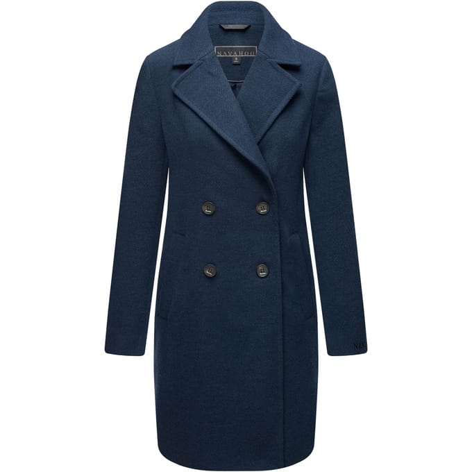 Navahoo Frostjuwel dames overgangsmantel met elegante strependetails