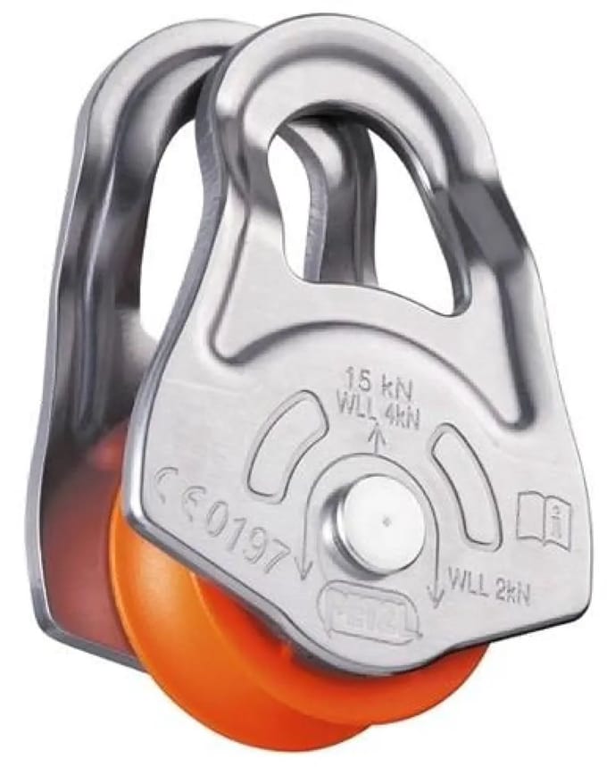 Petzl Oscillante - Katrol - Grijs/Oranje