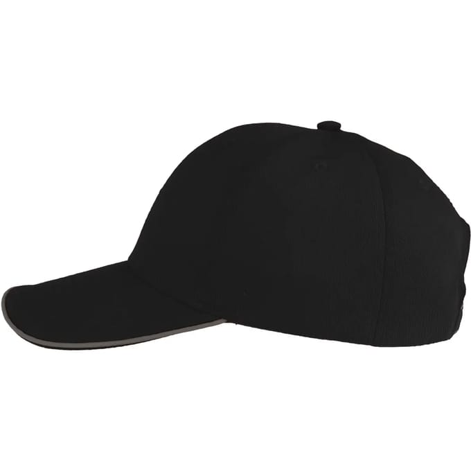 Atlantis Headwear Reflect-S Cap AT531 - Black - One size