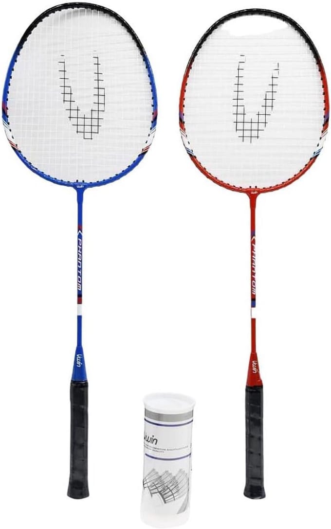 Badminton Racket Set voor 2 Spelers