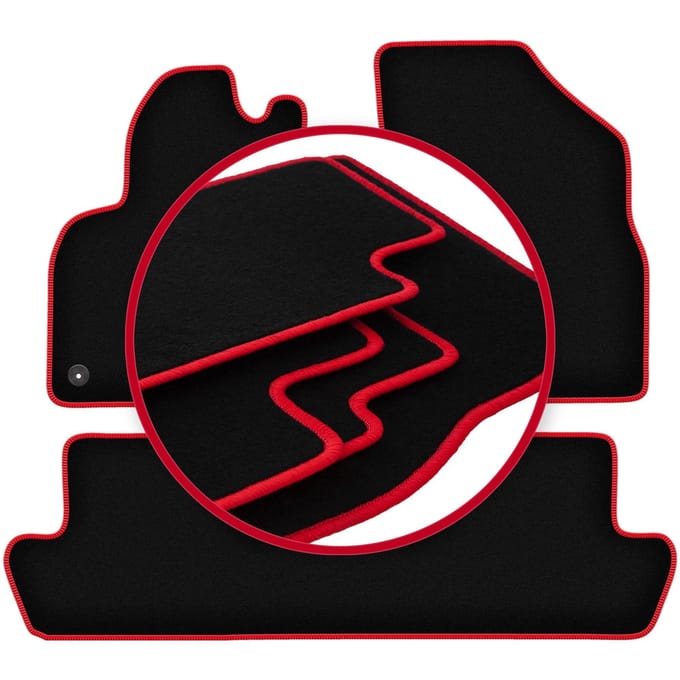 CARLUX-RED automatten voor: Peugeot 5008 I crossover (2009-2017)