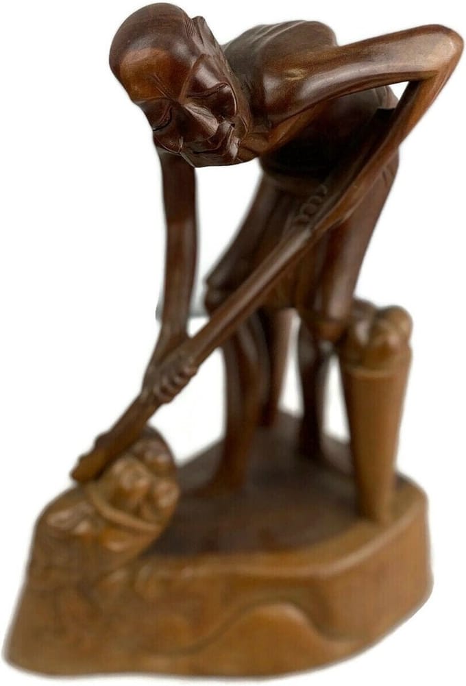 houten beeld / bali indonesie beeld / houten sculptuur / handgemaakt beeld /