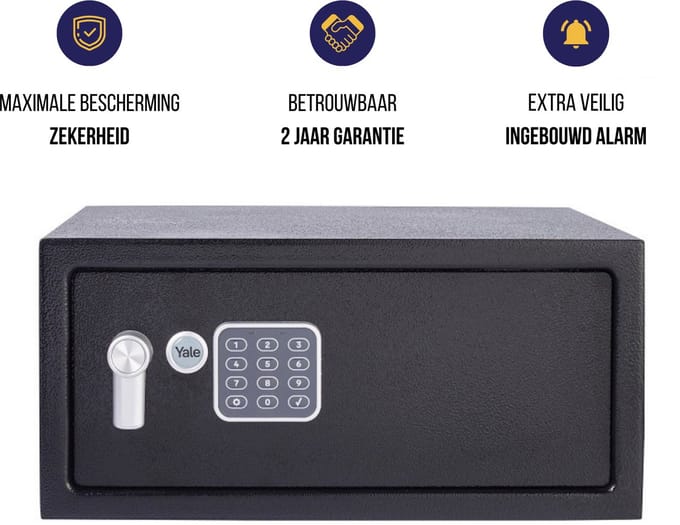 Yale - Elektronische Kluis Alarm - Laptop - Standard Protection - DB2