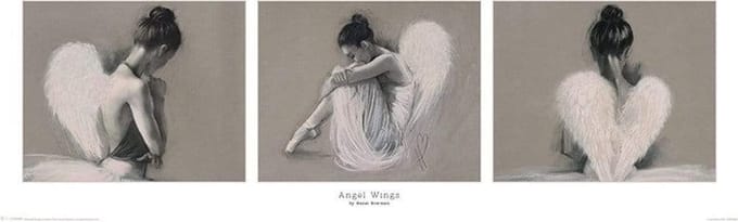 Hazel Bowman Angel Wings Poster 30.5x91.5cm