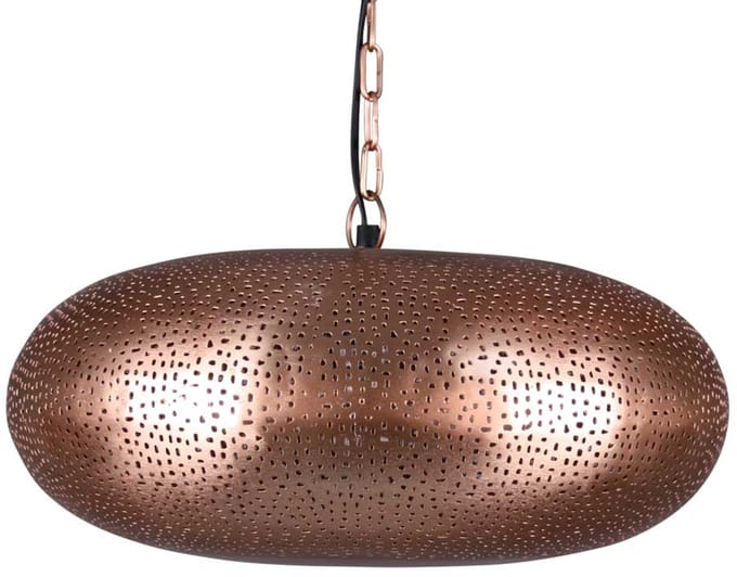 Safaary - Marokkaanse Hanglamp Yusra Koper Ø 42 x 21cm