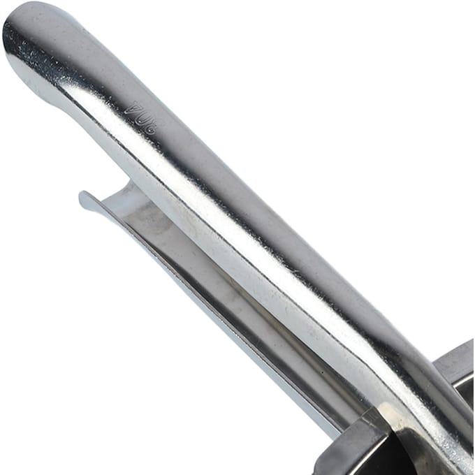 Roestvrijstalen Citroenpers met Filter Zware Handpers Handmatige Citruspers met Lang L gray