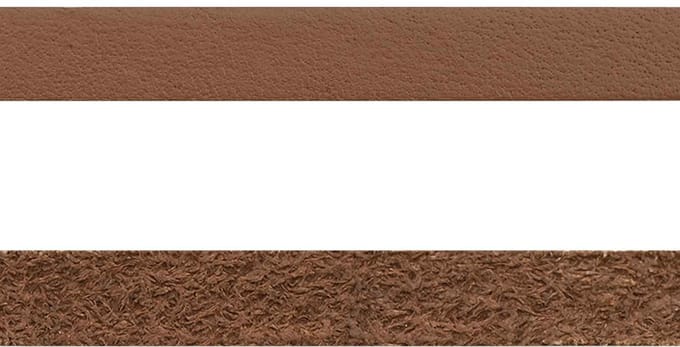 vidaXL - Leren - riem - 1 - Bruin - 500 - x - 0,6 - cm - Leer