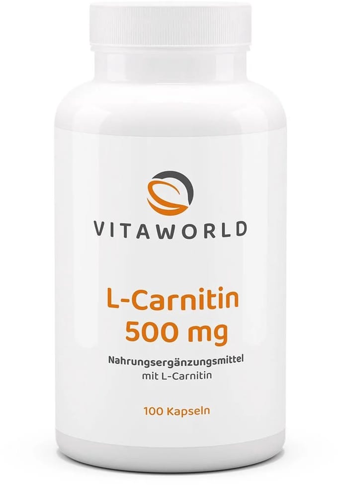 Vitaworld L-carnitine 500mg 100 capsules
