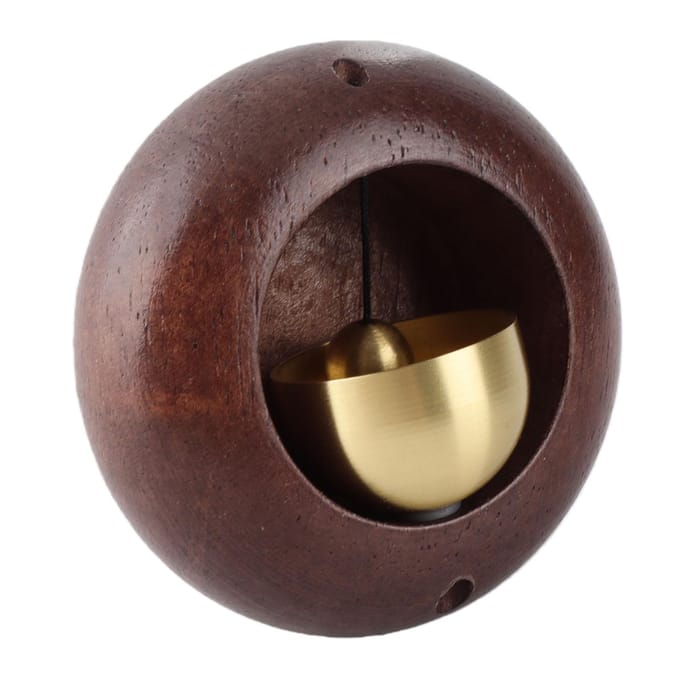 Magnetische Winkeliersbel Houten Deurbel Uniek Ornament Decoratieve Bel voor Bedrijfsdeur Opening Entree Decoratie