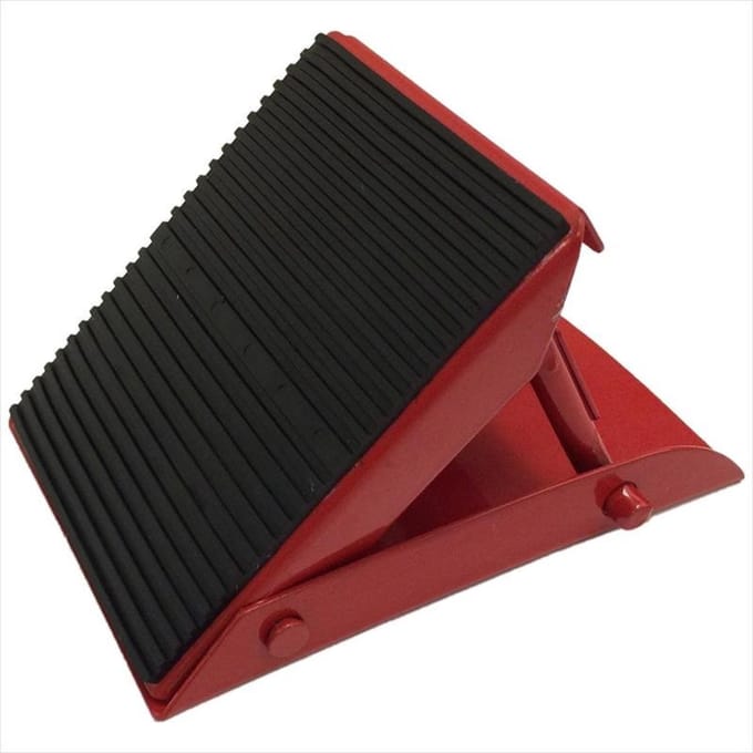 ProPlus Inklapbare wielkeg - metaal - compact - rood - 130 x 90 x 80 mm