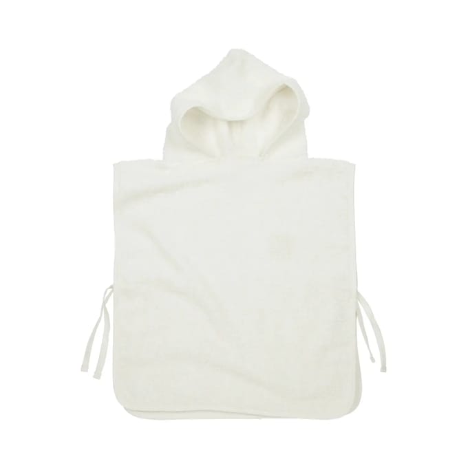 Meyco Baby Uni badponcho - badstof - offwhite - 1-3 jaar