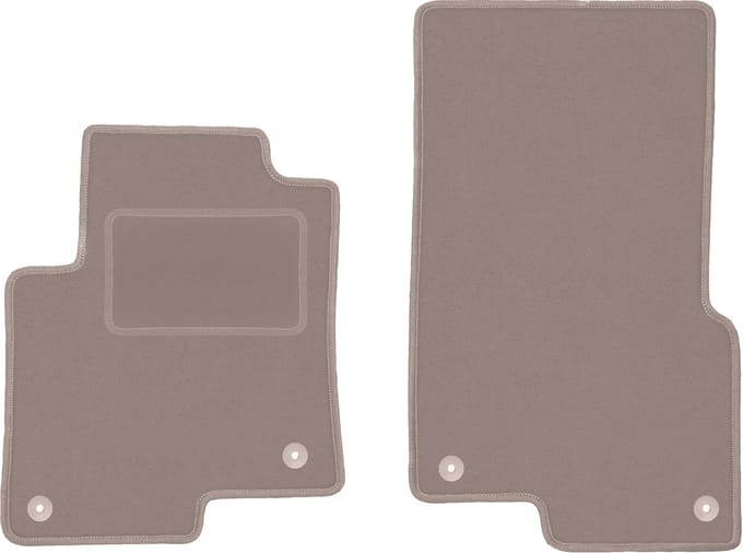 Beige voormatten voor: Smart ForFour I hatchback (2004-2007)