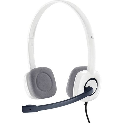 Logitech H150 Computer On Ear headset Kabel Stereo Wit Ruisonderdrukking (microfoon), Noise Cancelling Volumeregeling, Microfoon uitschakelbaar (mute)
