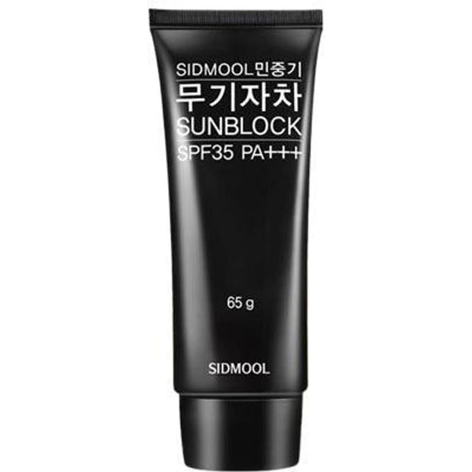 [SIDMOOL] MIN JUNG GI Physical Sunblock SPF 35 PA+++ 65g black