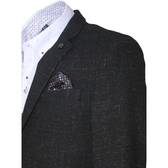 Carter & Davis - Casual colbert - Heren - 58 - Zwart - Wol - 2628-7424