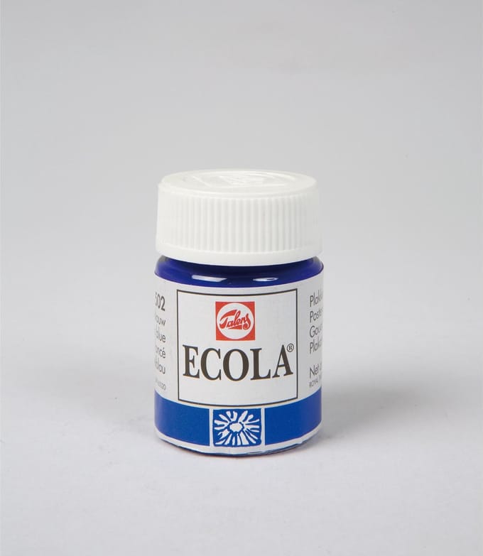 Bruynzeel - Ecola Poster Paint Bottle 16ml Dark Blue 502