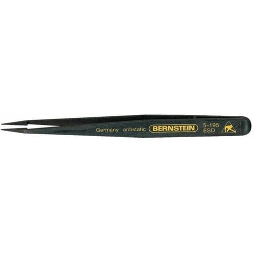 BERNSTEIN Tools for Electronics 5-195 Precisiepincet NK7 Spits, scheef 120 mm