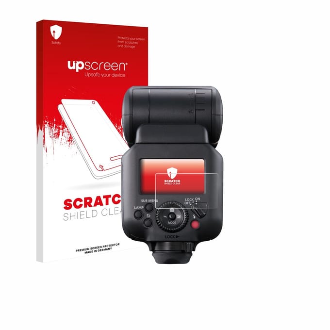upscreen - Screenprotector voor Canon Speedlite EL-5 - Folie Beschermfolie transparant