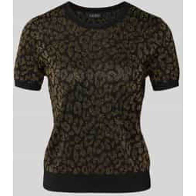 Gebreid shirt van viscosemix, model 'EYELAH'