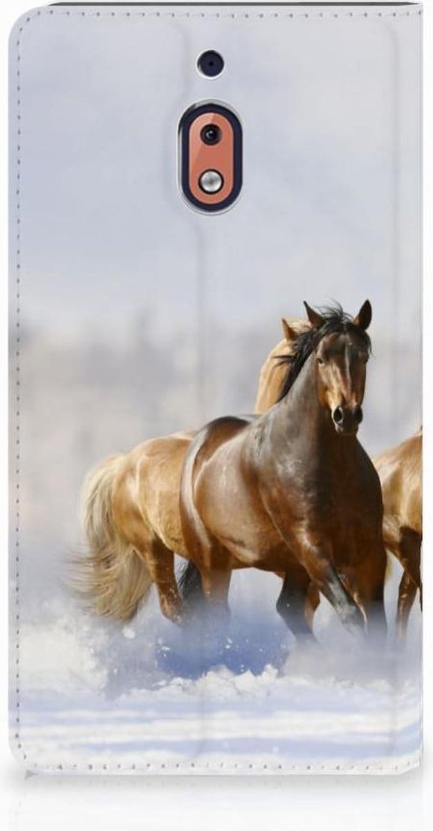 Nokia 2.1 2018 Hoesje maken Paarden